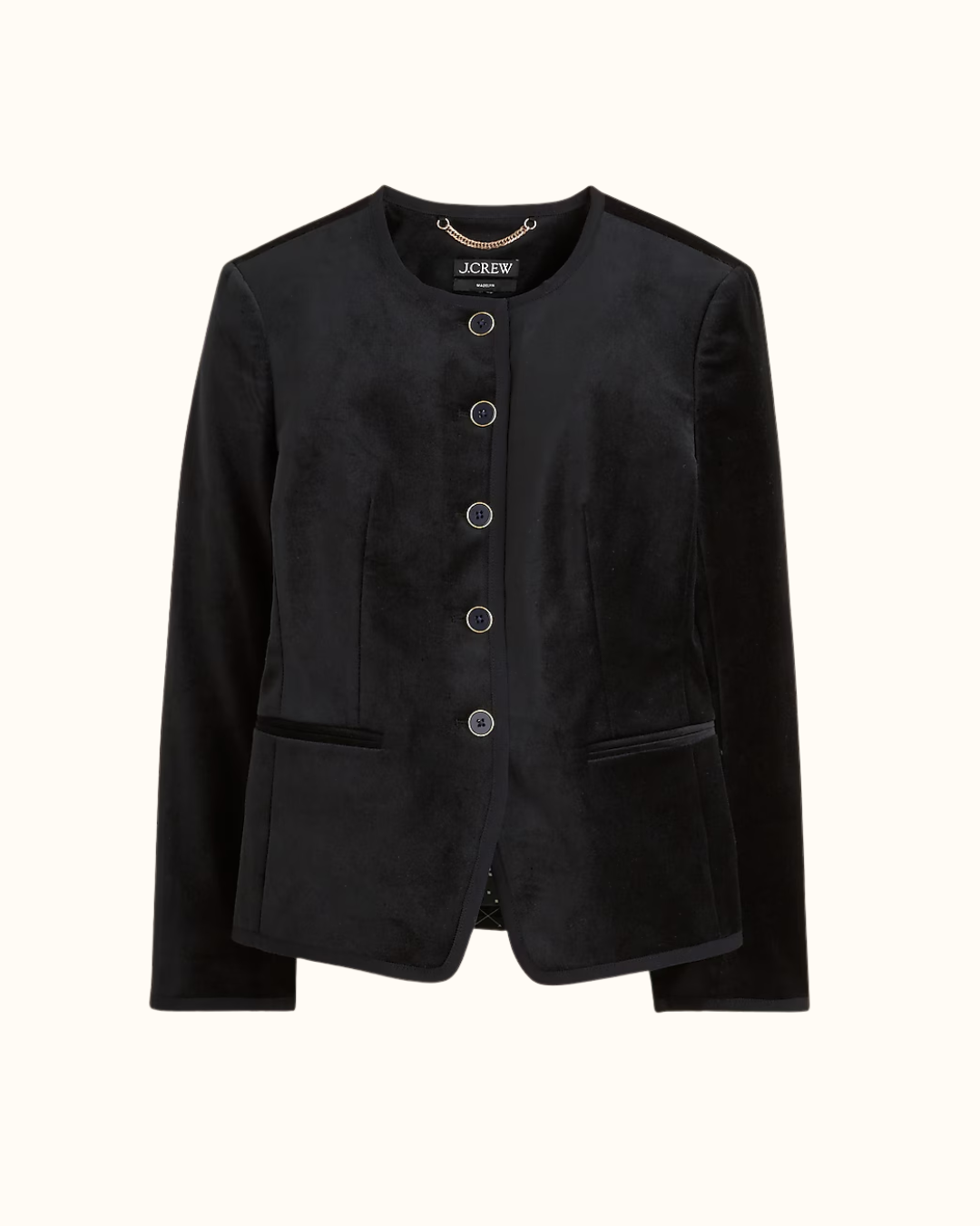 Cora Lady Jacket In Velvet By J.Crew