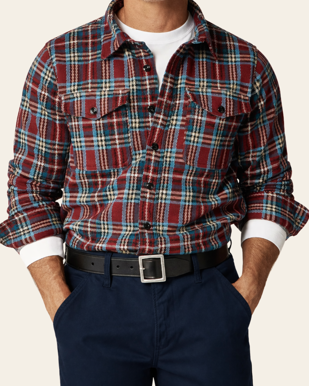 Seaboard Soft Knit Shirt In Plaid By J.Crew