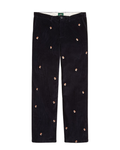 Classic-Fit 8-Wale Corduroy Pant With Dog Embroidery