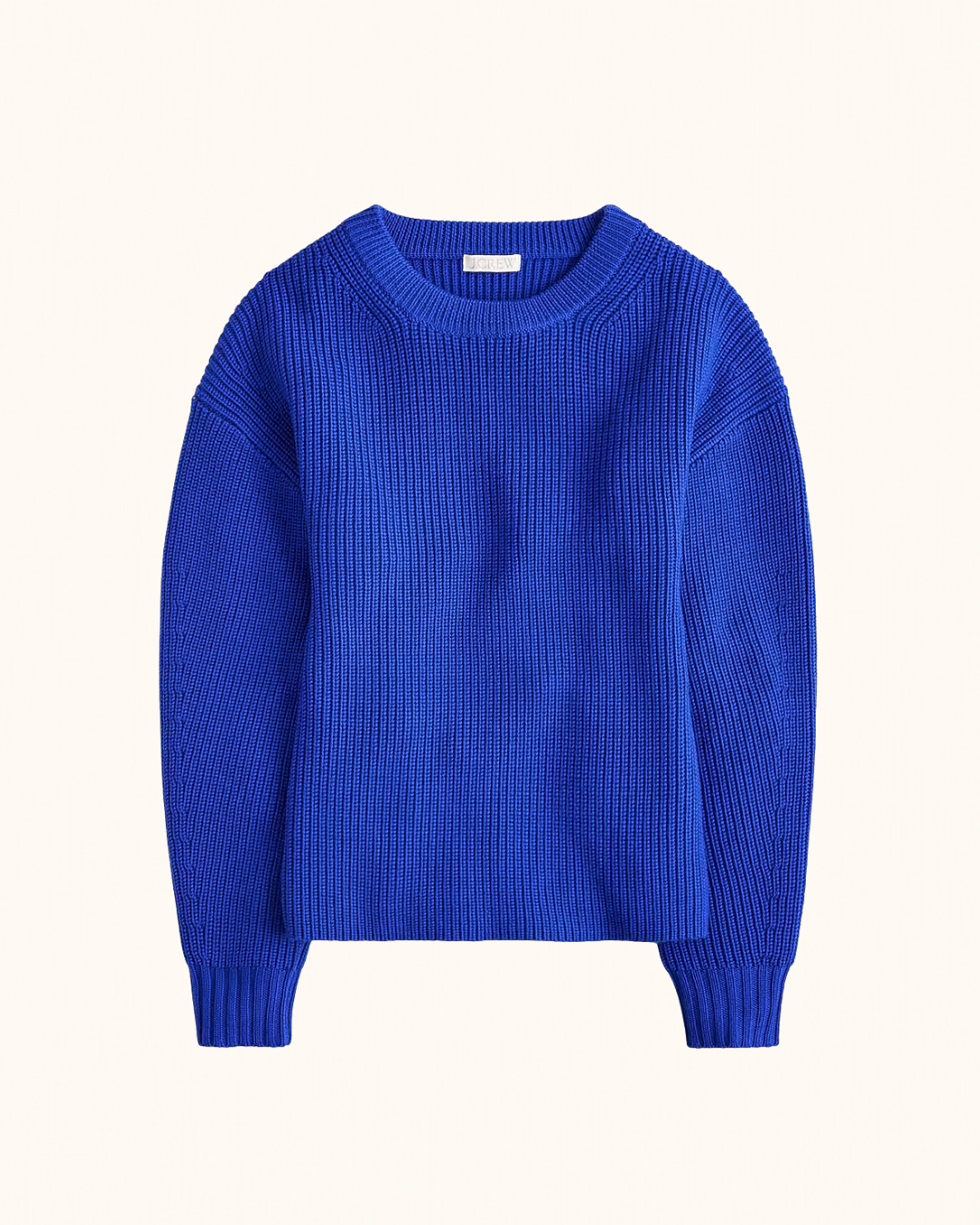 Fitted-Waist Crewneck Sweater (Merino) By J.Crew