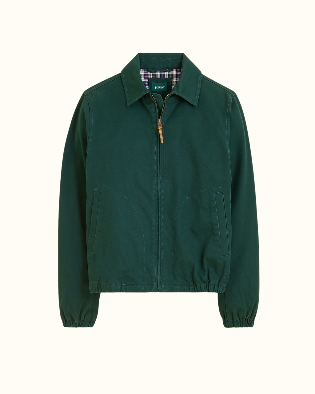 Harrington Jacket In Cotton Twill By J.Crew