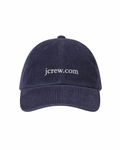 Embroidered Corduroy Baseball Cap By J.Crew