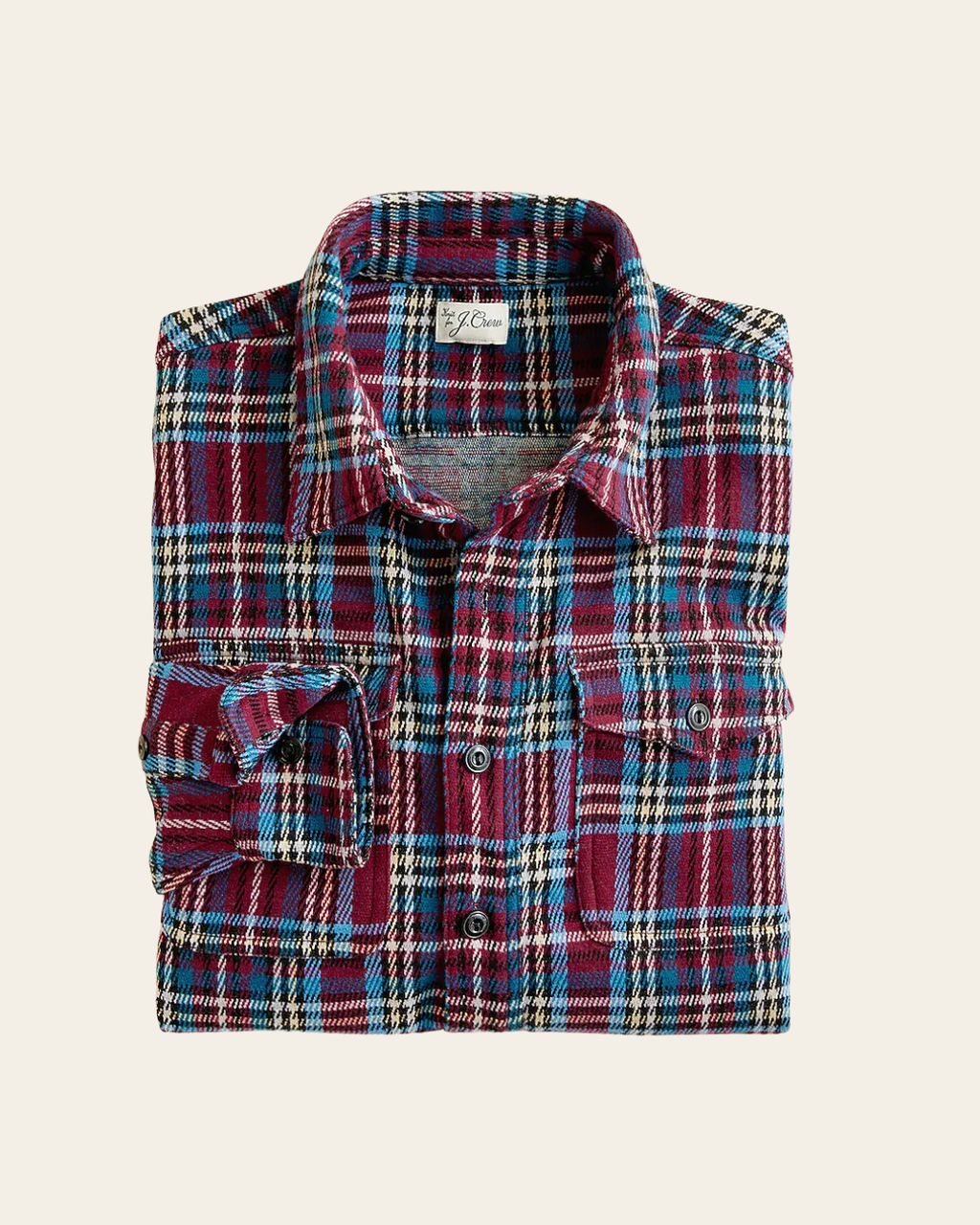 Seaboard Soft Knit Shirt In Plaid By J.Crew