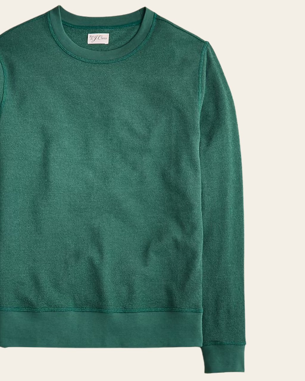 Long-Sleeve Textured Sweater-Tee By J.Crew