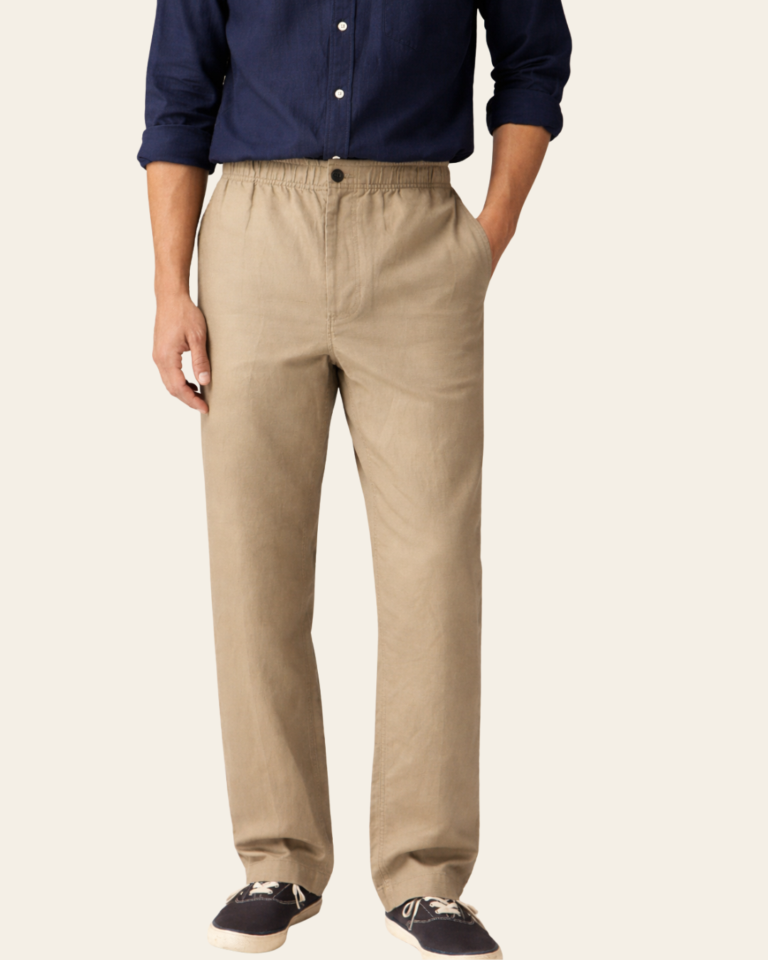 Pier Pant In Cotton-Linen Blend Canvas By J.Crew
