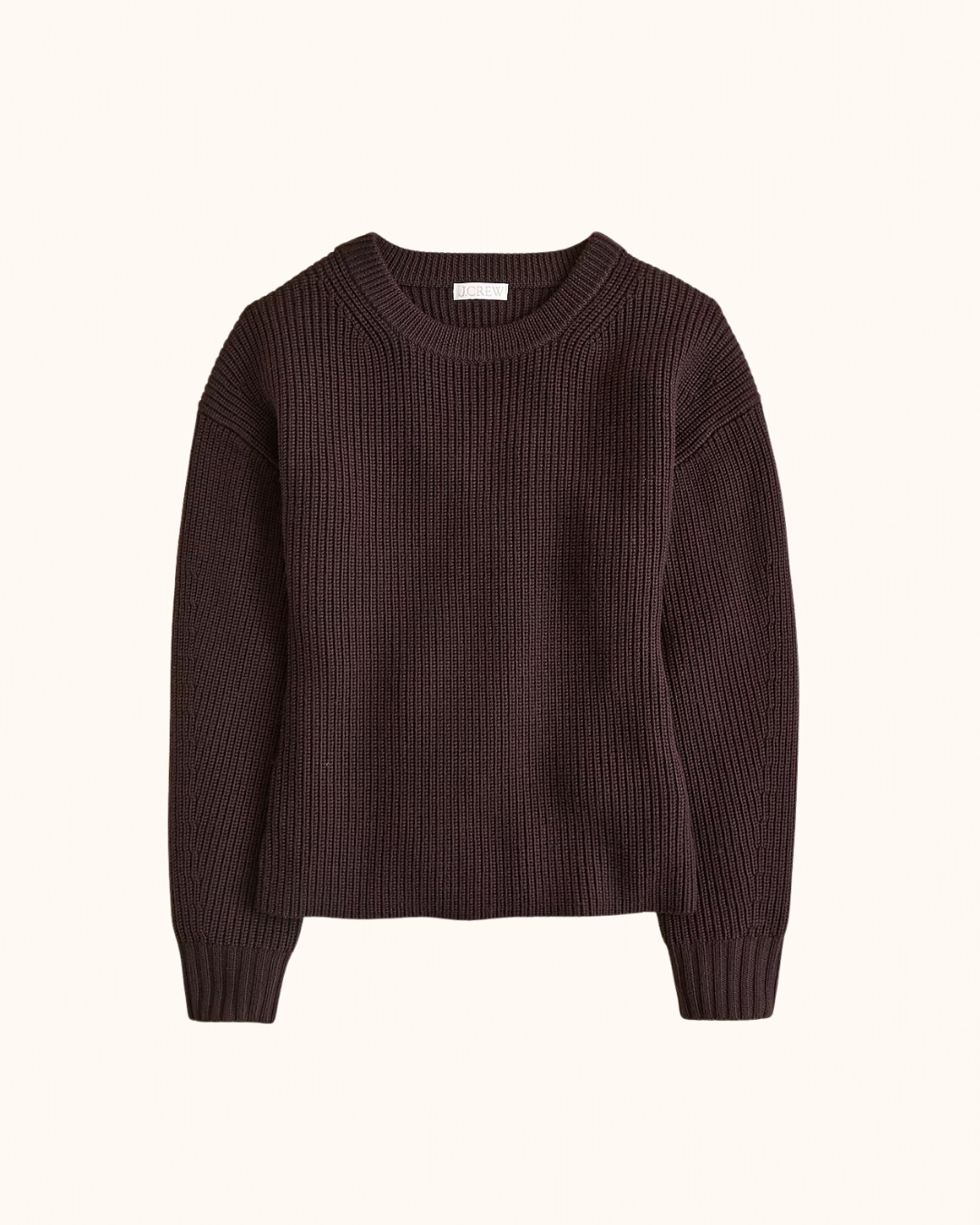 Fitted-Waist Crewneck Sweater (Merino) By J.Crew