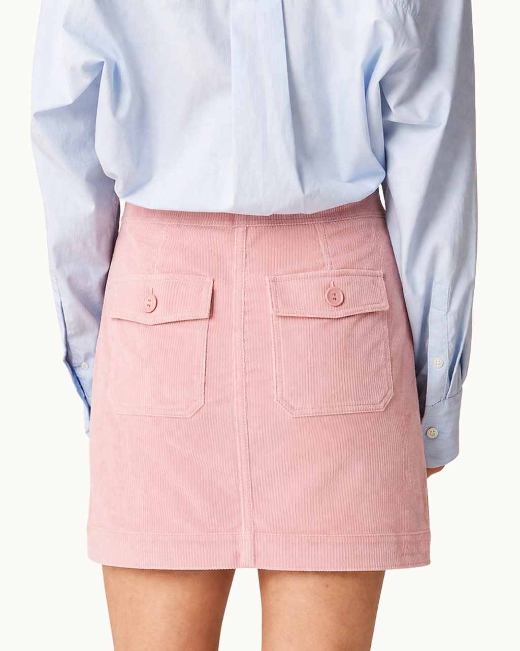 Patch-Pocket Mini Skirt In Corduroy By J.Crew