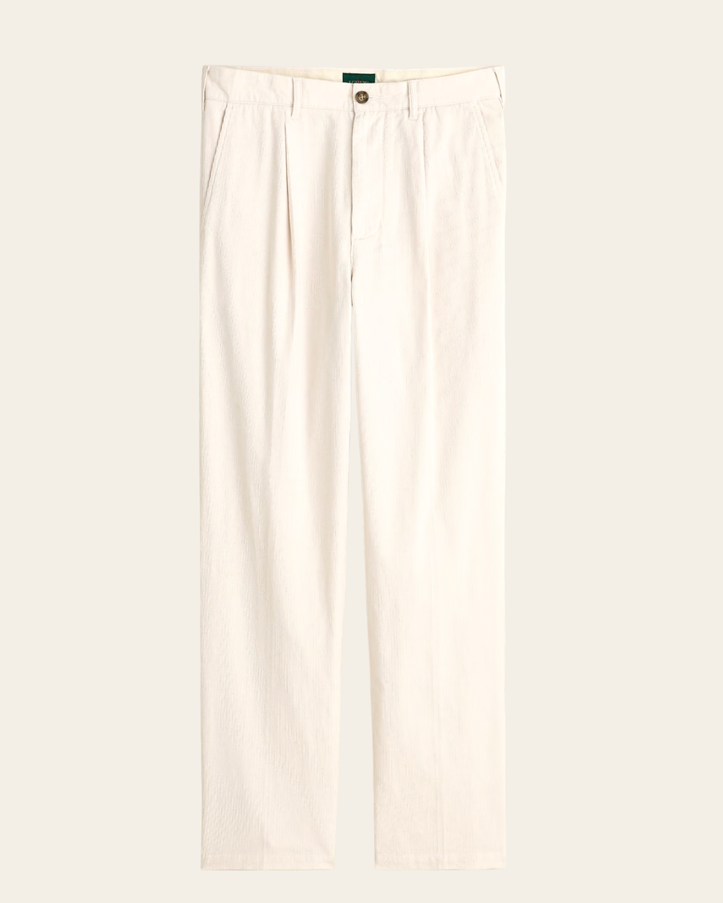 Classic-Fit Pleated 14-Wale Corduroy Trouser By J.Crew