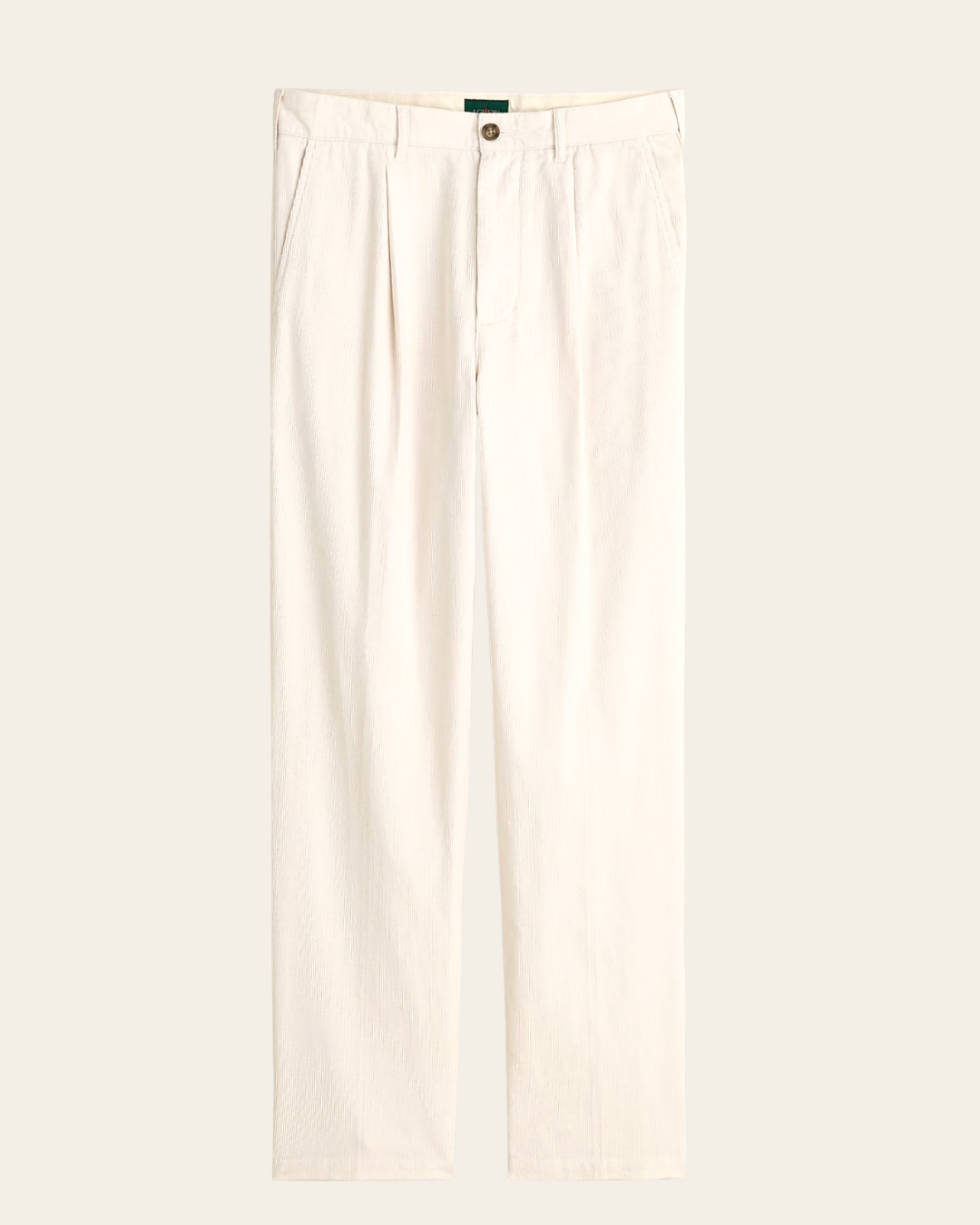 Classic-Fit Pleated 14-Wale Corduroy Trouser By J.Crew