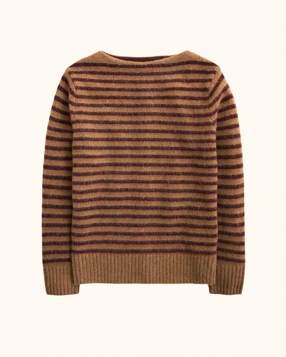 Brushed Wool Boatneck Sweater By J.Crew