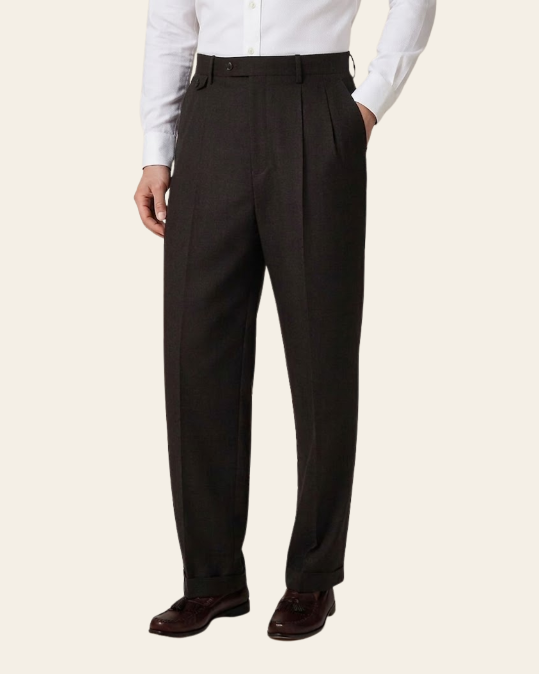 Relaxed-Fit Trouser In Tropical Wool By J.Crew