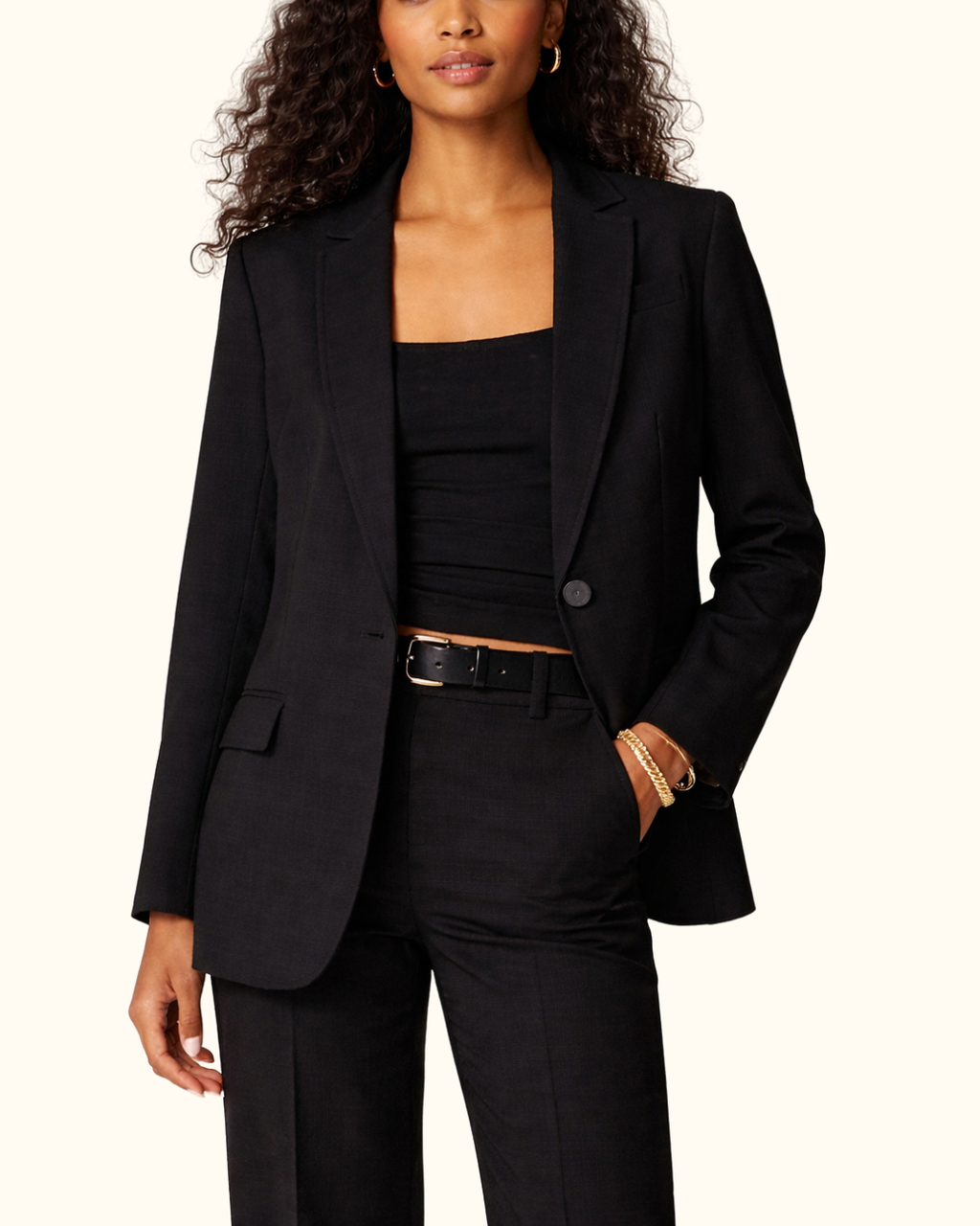 Arden Blazer In Luster Canvas By J.Crew