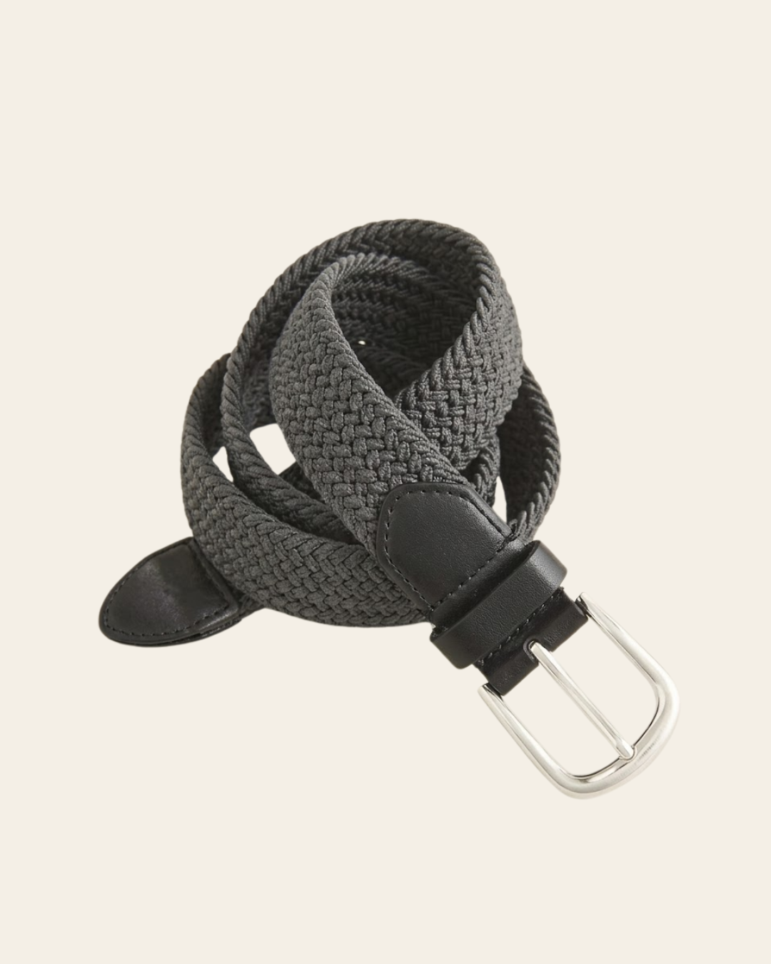 Woven Elastic Belt With Round Buckle By J.Crew