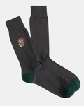 Holiday Dog Santa Critter Socks by J.Crew